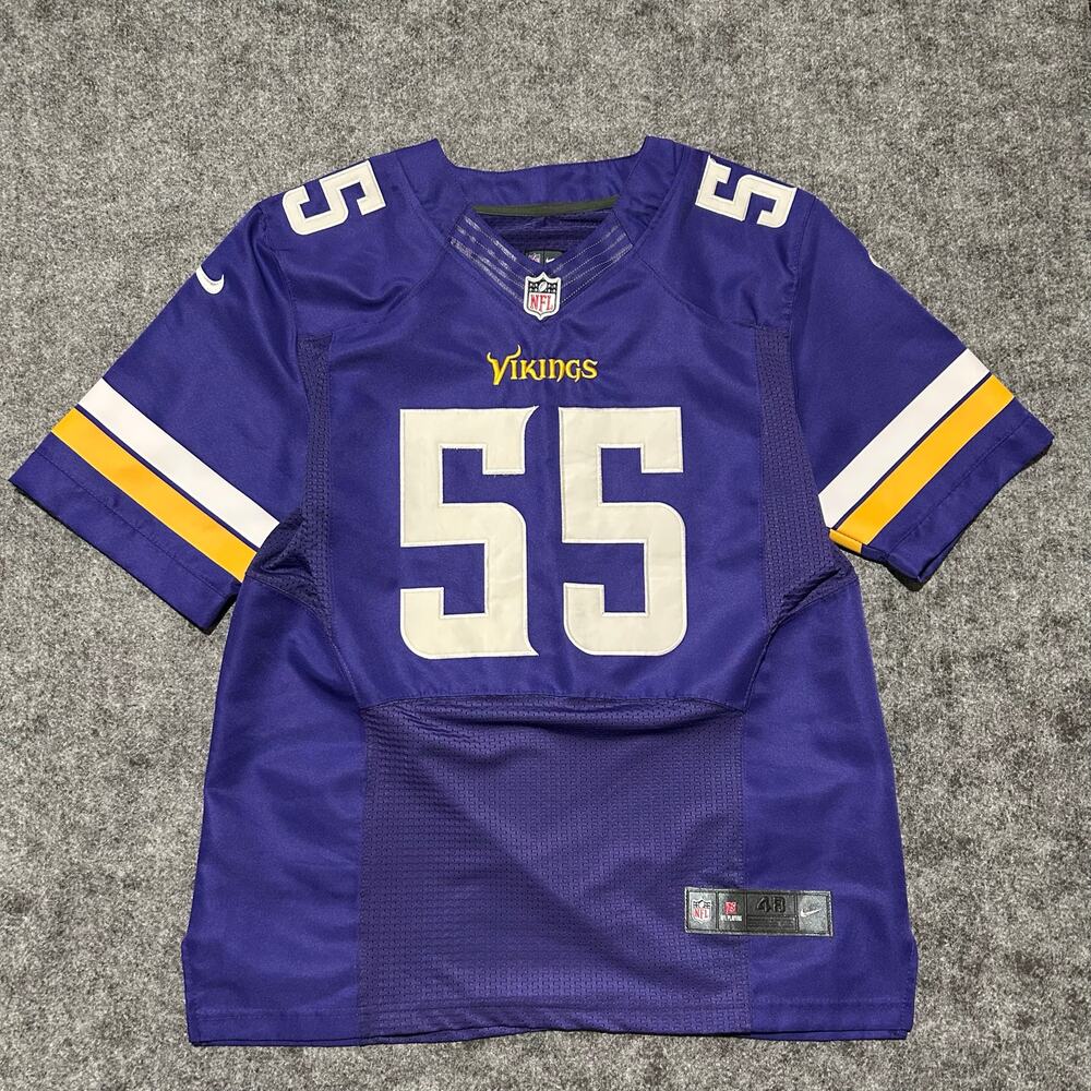 Nike Vikings Anthony Barr 55 NFL On-Field Jersey Purple‎ – Size 48